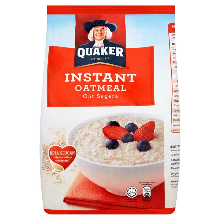 kvaker instant oatmeal kaalulangus rasva poletamine sulgpall